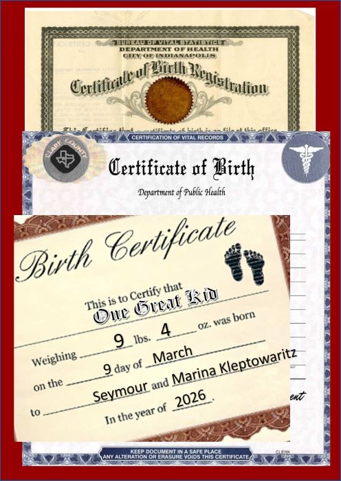Lost Knowledge Mashup Agonizing on the name on the birth certificate