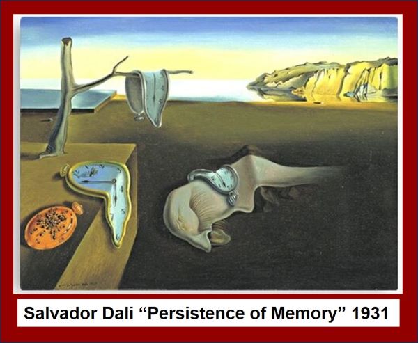 Lost Knowledge Mashup Salvador Dali's picture of melting clocks