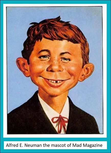 Mad Magazine's Alfred E. Neuman as the clueless consultant