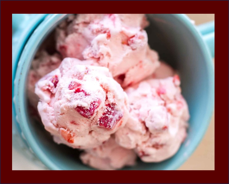 Lost Knowledge Mashup Big bow of strawberry ice cream