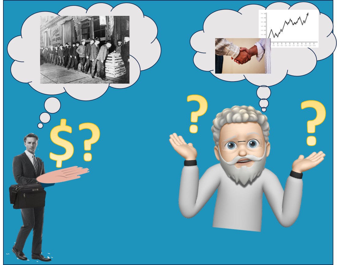 A consultant worried about the breadline asks Alan what to charge while Alan thinks about how to help a client get results