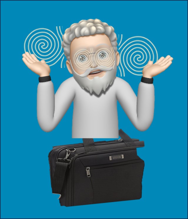 Memoji of a shrugging Alan clearly overwhelmed by change