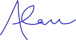 Alan signature