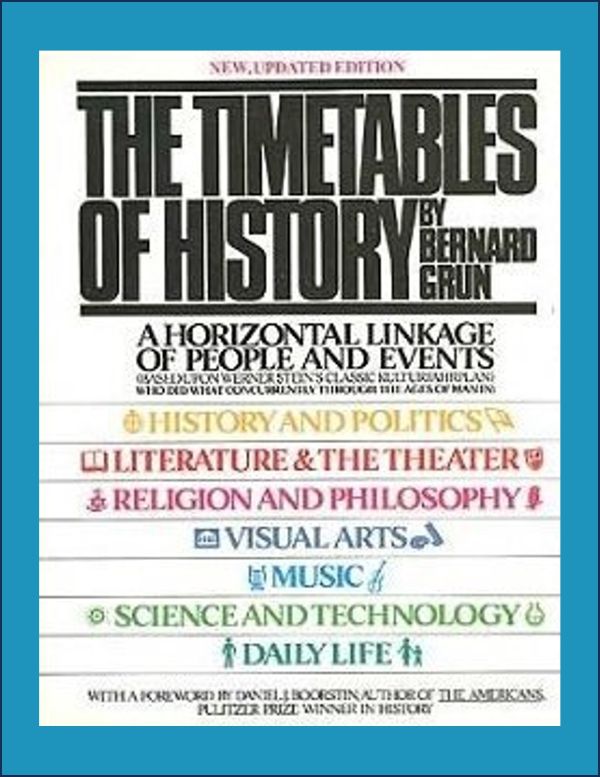 WFUP_Timetables of history Book cover The timetables of History